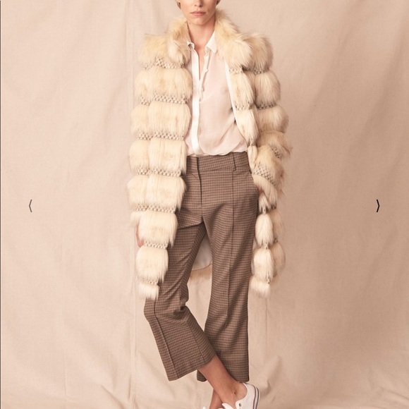 Allen Schwartz Faux Fur Coat - Picture 3 of 8